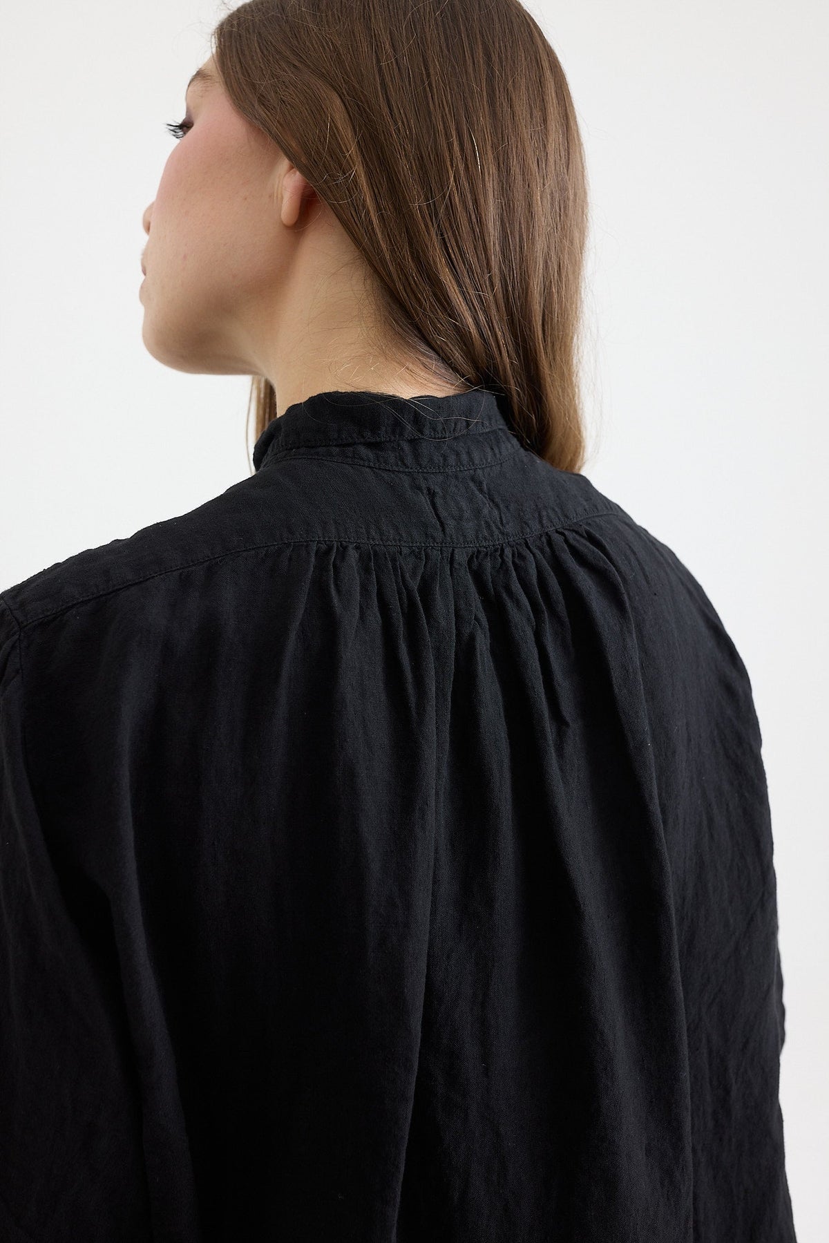Fran Long Tunic Shirt - Light Linen