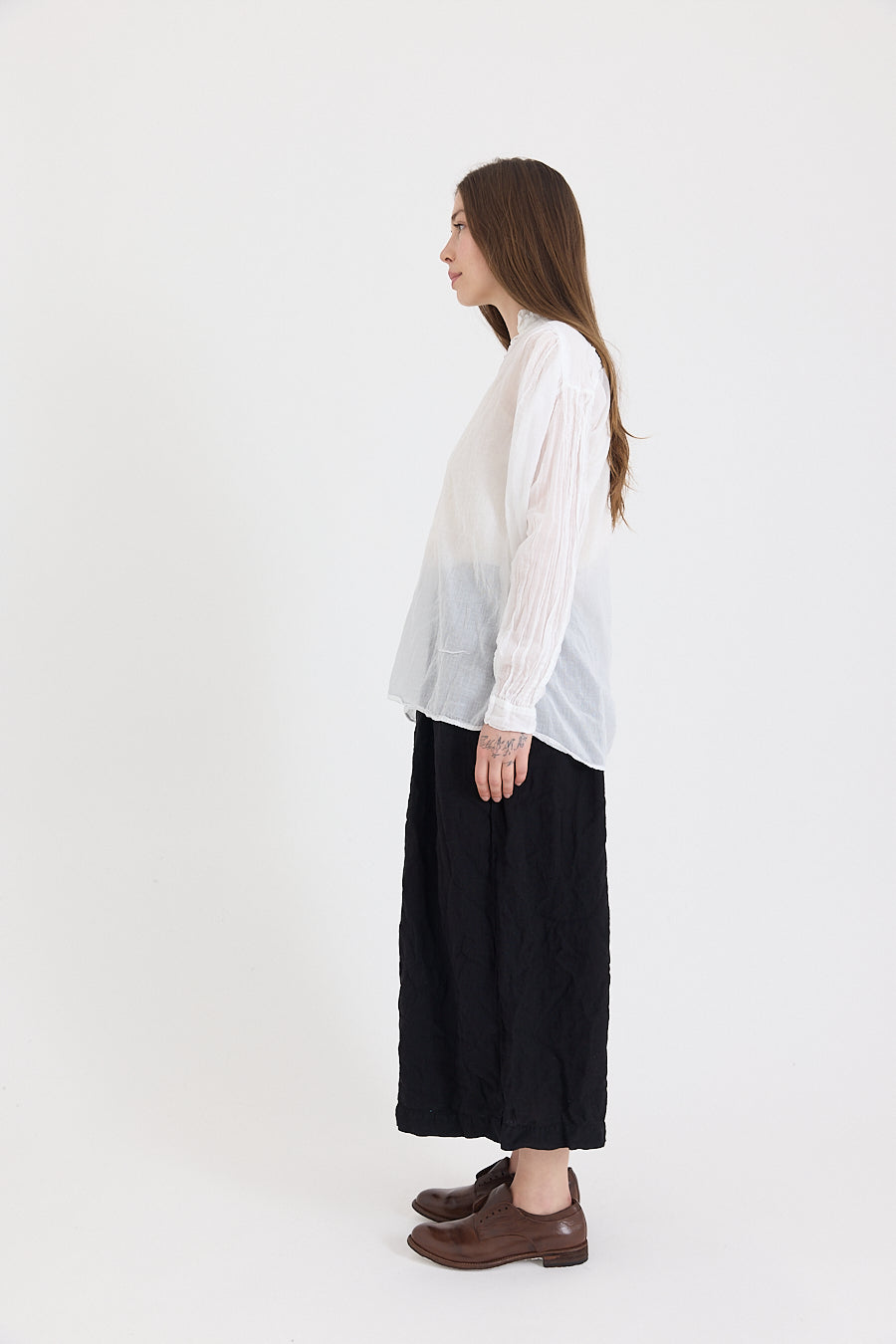 Hosta Wide Leg Pant - Light Linen