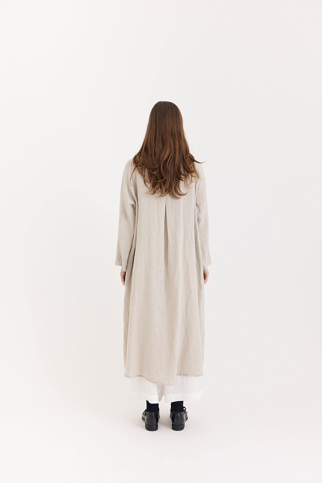 Linden Shirt Dress in Lightweight Linen
